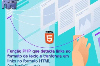 Função PHP que detecta links no formato de texto e transforma em links HTML